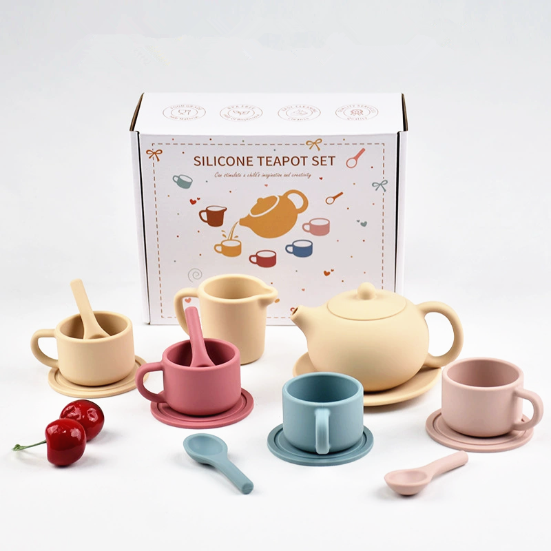 silicone tea set toys MFZ-G008A