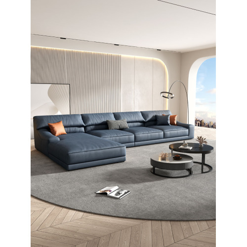 Современный большой L-образный диван-образный диван