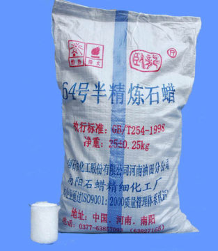 Semi refined paraffin wax64/66