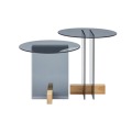 Barato al por mayor Simple Modern New Diseño Impresionismo Elegante mesa de té de centro redondo Elegante