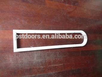 White Color Glass Frame for American Steel Door
