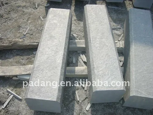 g685 flamed basalt anthrazit border stone/curbstone