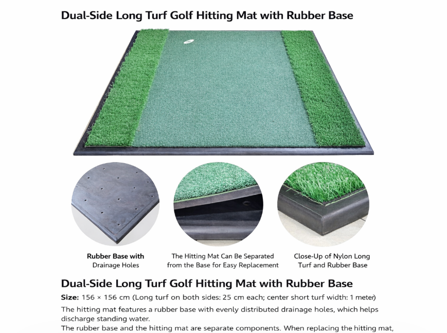 Golf Club Practice Mat