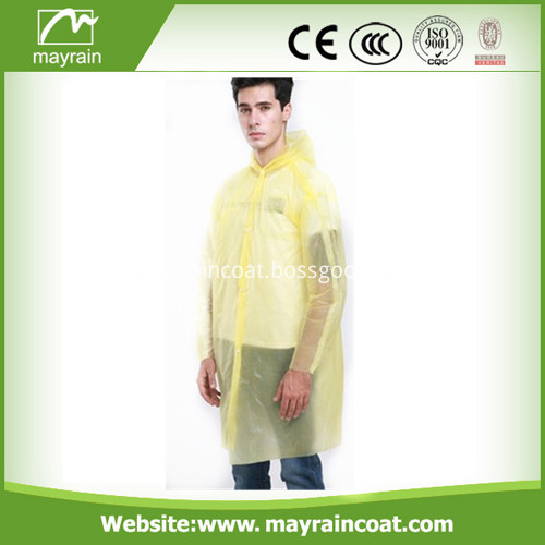 Free Size PE Adult Raincoat 