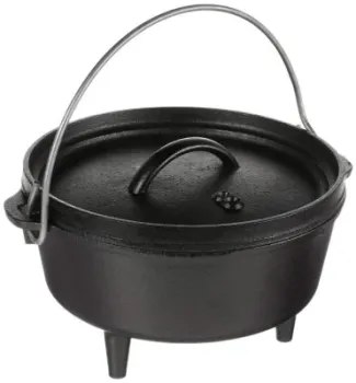 Special Offer Price Cast Iron Deep Pre-Seasoned Camping Dutch Oven