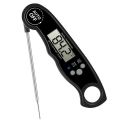 Waterproof Digital Food Probe Thermometer with Backlight & Calibration for Kitchen Outdoor Grilling and BBQ