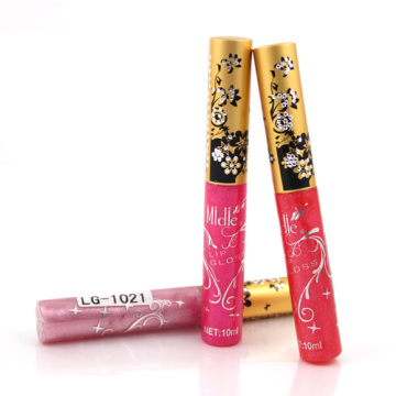 Golden UV moda New Seasons Lip Gloss com uma capa dourada