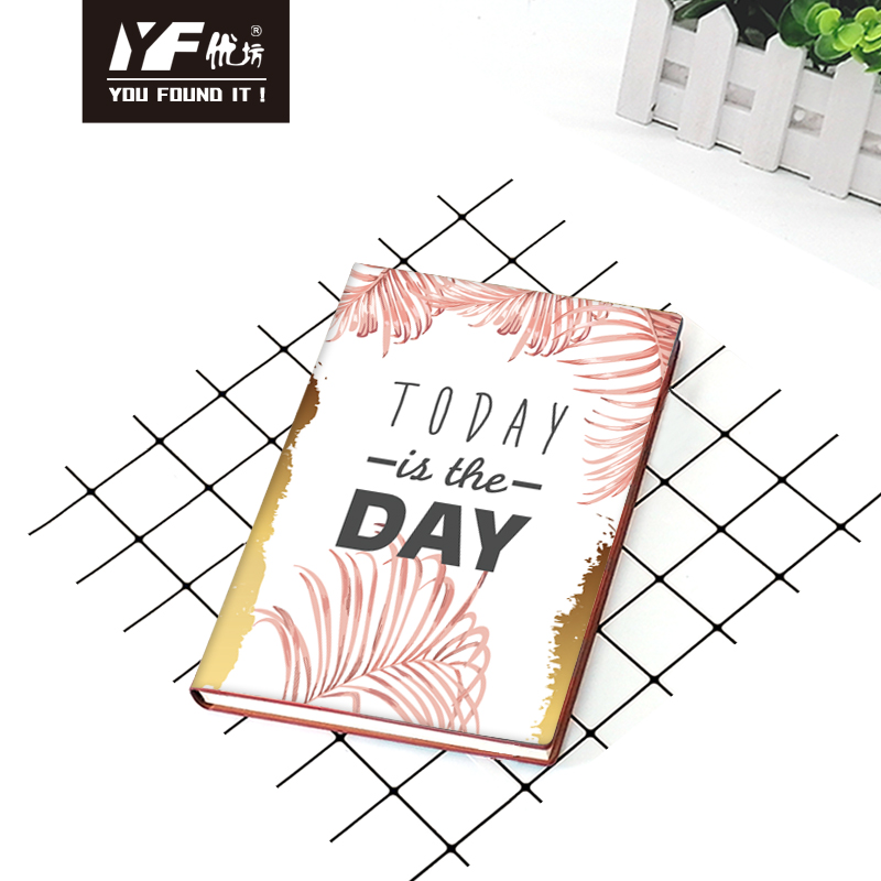 Custom Today is the today style PU leather notebook softcover diary