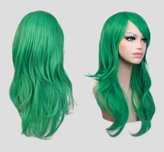 Cheap Colored Wave Synthetic Hair Cosplay Wigs