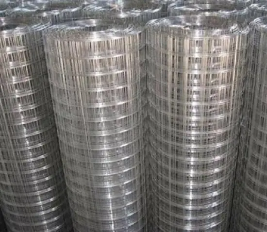 Galvanized welded wire mesh