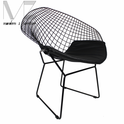 Modern Style Diamond Metal Dining Chair