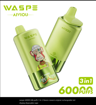 WASPE 60000 3 in 1 Flavors Rechargeable Vape