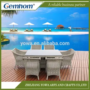 Gemhom 6 Seater Rectangular Dining Set