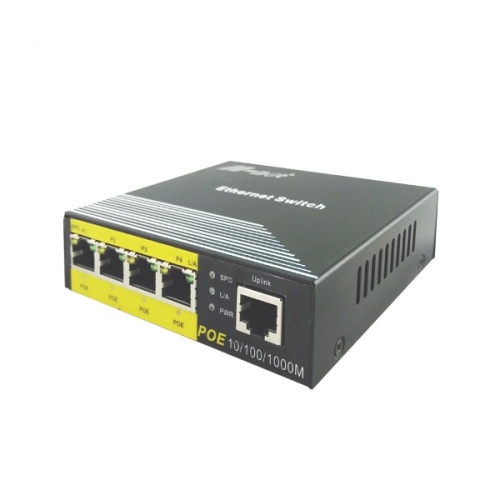 Gigabit Ethernet POE Switch 4 Ports Unmanaged