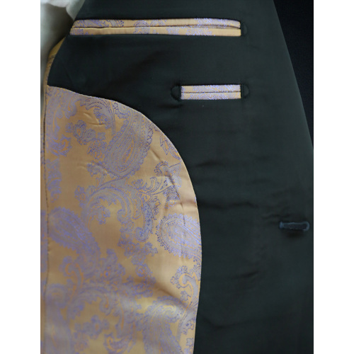 Modern Blue Jacquard Suit for Fashion-Forward Gentlemen