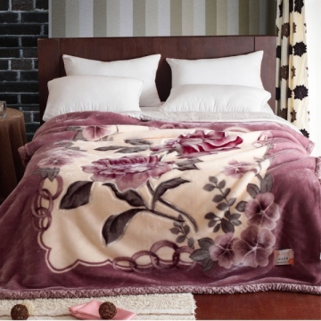 OEM Blanket Exporter Polyester Flannel Blanket B08