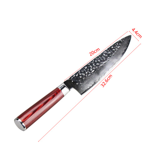 Japanese damascus stainless steel chef knife