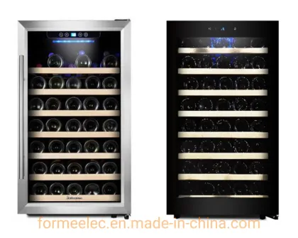 Vino Cabinet Compressor Wine Fridge Single Zone Temperature 120L 52 Bottles Wine Cooler