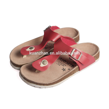 BV certification woman cork slipper beach nude slippers for lady