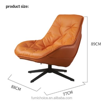 Chaise de canapé paresseuse moderne nordique moderne