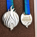 Custom Gold Metal Sport Award Medal with Ribbon