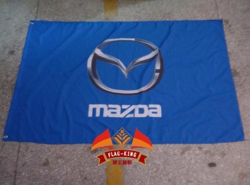 mazda racing flag 90*150CM polyster Mazda banner