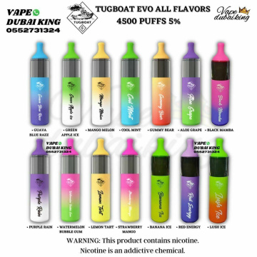 Tugboat Evo 4500 Puffs Disposable Vape Device Wholesale
