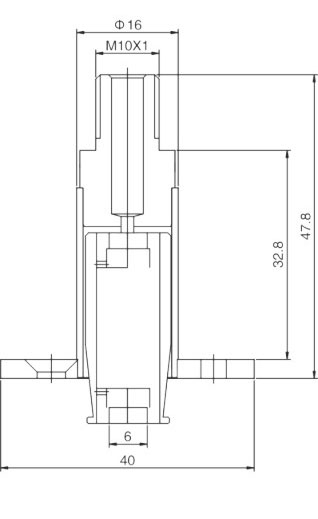 Dimension of BAPC316032804 Armature Assembly: