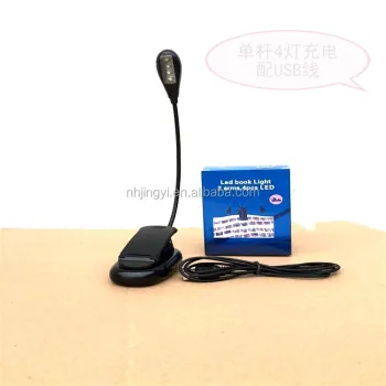 High Bright Mini LED Book Lamp: Flexible, Rechargeable & AAA Battery Options - Perfect for Bedroom & Living Room