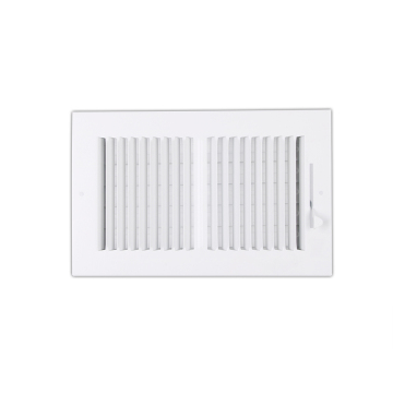 2-Way 10-inch x 6-inch Straight-Blade Ventilation Grille: A Durable Steel Air Register for Sidewall or Ceiling Applications