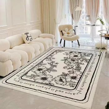Customizable 3D Printed Big Area Rugs & Carpets: Luxury Modern Designs for Home, Hotel, and Living Rooms