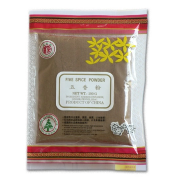 Large bag of five-spice powder in Indian restaurants