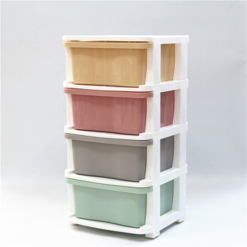 Assorted Colors Home storage cabinet rack multi layers PP plastic plastic drawer