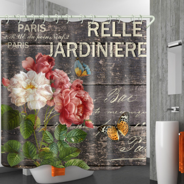 waterproof contemporary shower curtain