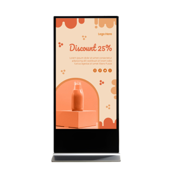 65-85 بوصة شاشات عرض اللافتات الرقمية لاتفاقية Android Digital LCD Android