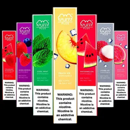 Disposable Puff Bar plus Snacks for Puff Plus