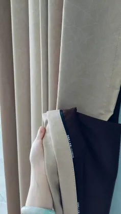 Custom High-End Chenille Fabric Blackout Curtains