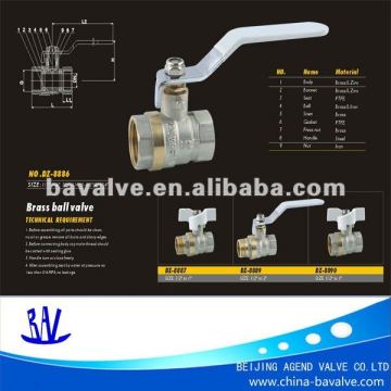 china Brass ball valve/water valve
