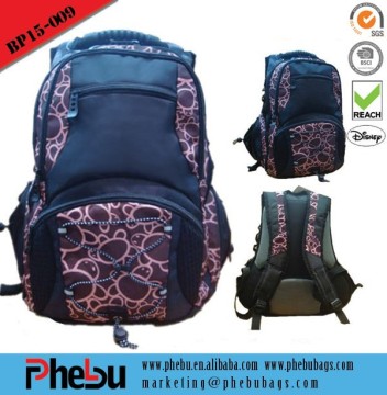 2015 fashion waterproof backpack unisex for travel (BP15-009)