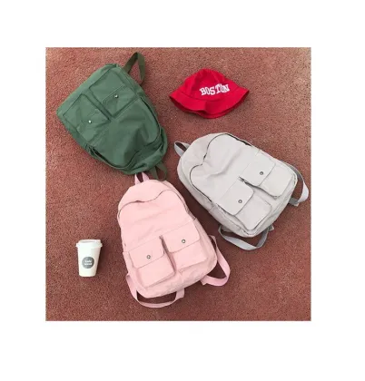 Canvas Backpack: The Perfect Simple Student's Laptop and Outdoor Travel School Backpack