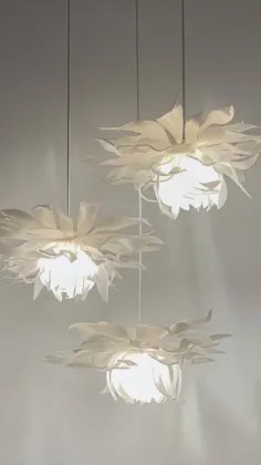 Modern decorative Water Lily Chandelier