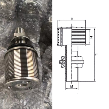 Stainless Steel Wedge Wire Water Softener Strainer Filter Nozzle for Water Treatment Machinery