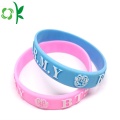 Terbaru Promosi Timbul Pink Gelang Silicone Populer