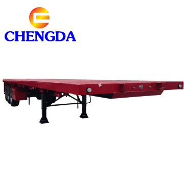 3 धुरी 60 टन flatbed ट्रेलर