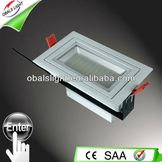 LM-80 LCP!! 5700lm 60W led rectangular shoplight, SMD LED spotlight with SAA. CE. RoHs approved, high quality.