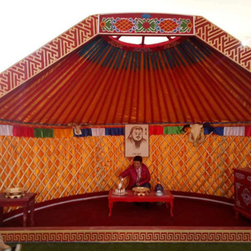 Large custom grassland yurt