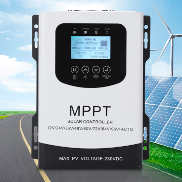 High-Power Solar MPPT Controller with Remote Auto Function and RS485 Interface