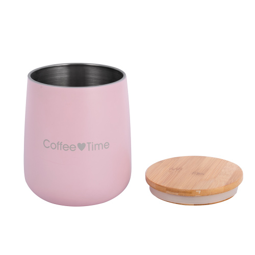 China Food canister with bamboo lid Manufactory