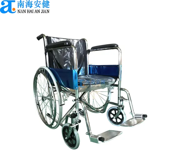 AJ-804B Pediatric Wheelchair with Swing-Away Footrest and Durable Wide Wheels