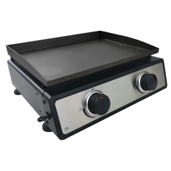 Two Burner Portable Flat Top Gas Griddle
